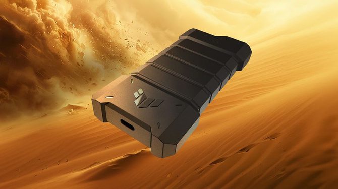 ASUS TUF Gaming A2 — представлен водонепроницаемый чехол для SSD-носителей. Вы можете рассчитывать на быструю передачу данных