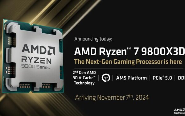 AMD Ryzen 7 9800X3D представлен официально — характеристики, цена и производительность в сравнении с Ryzen 7 7800X3D