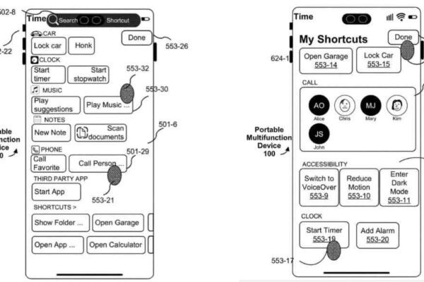 Apple запатентовала iPhone с четырьмя кнопками действий