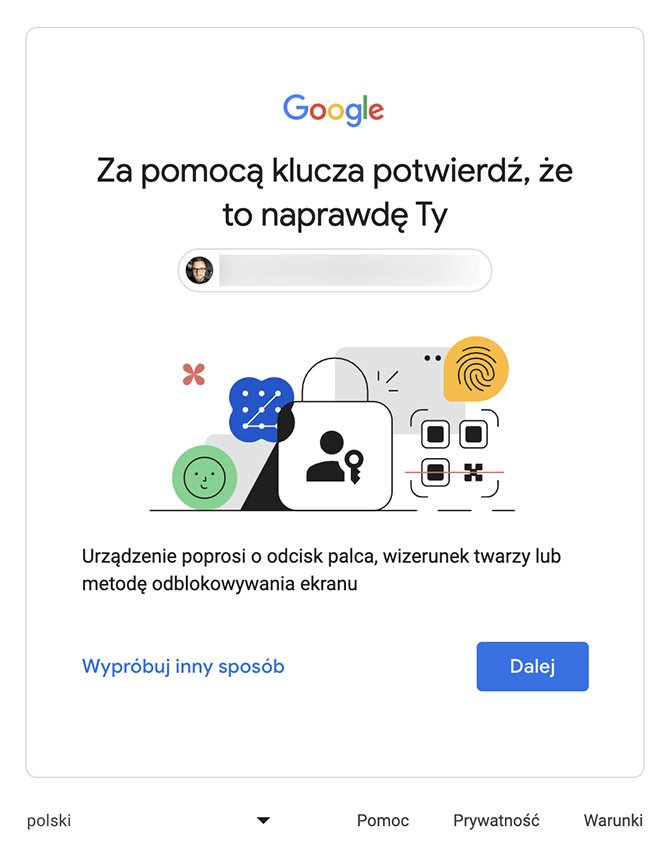 Забудьте о входе в систему с паролем Google. Используйте свой отпечаток пальца с новой функцией «Ключи». См. руководство о том, как это сделать (nc1).