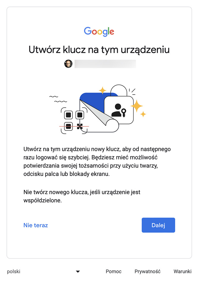 Забудьте о входе в систему с паролем Google. Используйте свой отпечаток пальца с новой функцией «Ключи». См. руководство о том, как это сделать (nc1).