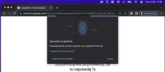 Забудьте о входе в систему с паролем Google. Используйте свой отпечаток пальца с новой функцией «Ключи». См. руководство о том, как это сделать (nc1).