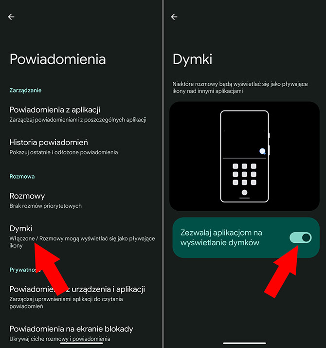 Как включить или отключить всплывающие сообщения в чате на телефоне Google Android? Пошаговое руководство (nc1)