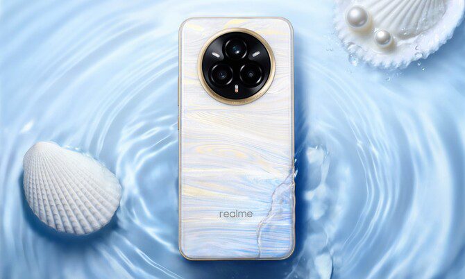 Смартфоны серии Realme 14 Pro 5G имеют туз в… прочном корпусе. Изменение температуры повлияет на его цвет.