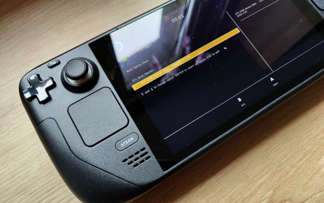 Как заменить диск в консоли Steam Deck и переустановить SteamOS? (13)