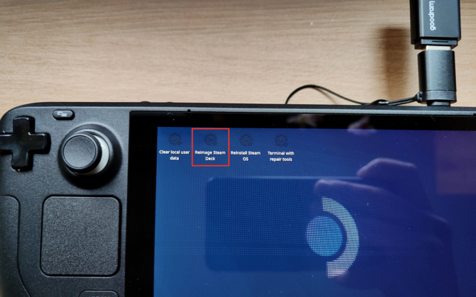 Как заменить диск в консоли Steam Deck и переустановить SteamOS? (16)