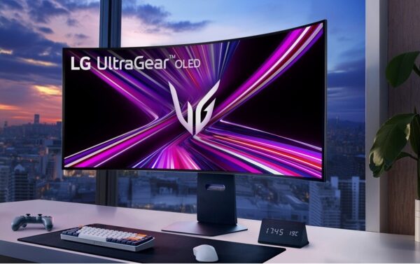 LG UltraGear 45GX990A — первый в мире сгибаемый OLED-монитор с разрешением 5K2K и DisplayPort 2.1.