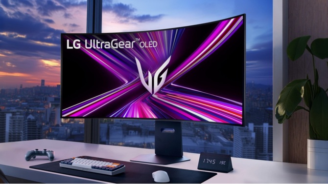 LG UltraGear 45GX990A — первый в мире сгибаемый OLED-монитор с разрешением 5K2K и DisplayPort 2.1.