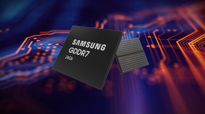 Samsung скоро представит первые чипы GDDR7 со скоростью 42,5 Гбит/с и плотностью 24 Гбит