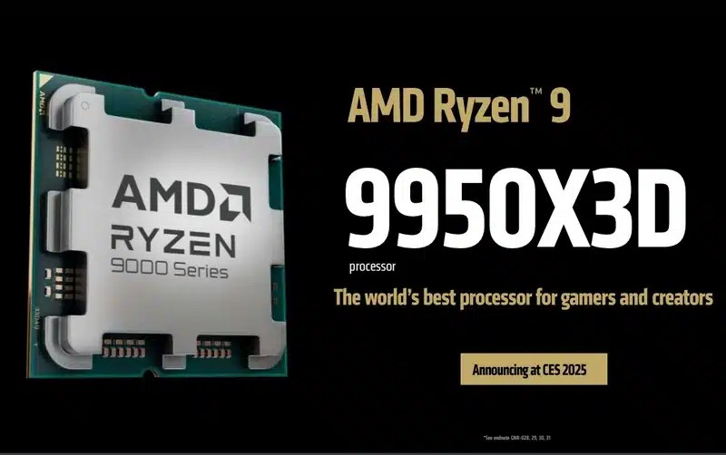 AMD объяснила, почему Ryzen 9 9950X3D имеет только один кристалл 3D V-Cache вместо двух