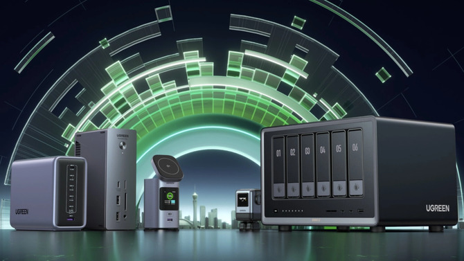 UGREEN представляет NASync AI NAS и зарядное устройство мощностью 500 Вт для ноутбуков и смартфонов на выставке CES 2025