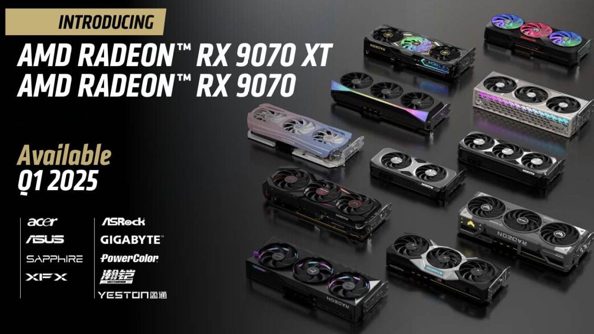 AMD анонсирует Radeon RX 9070 XT и рассказывает о чипе Navi 48