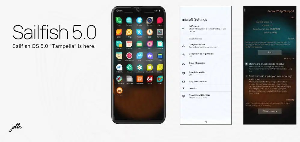 Sailfish 5.0 Мобильная операционная система вышла