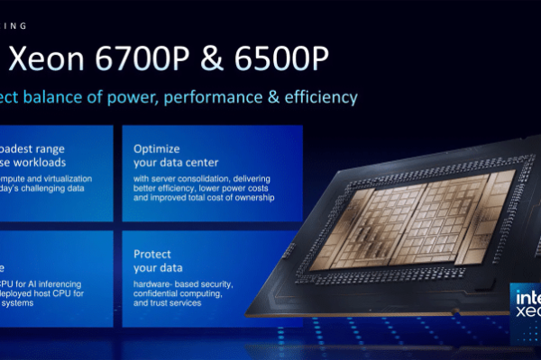 Intel представила процессоры Xeon 6700p и 6500p - до 86 ядер за 10 400 долларов США.