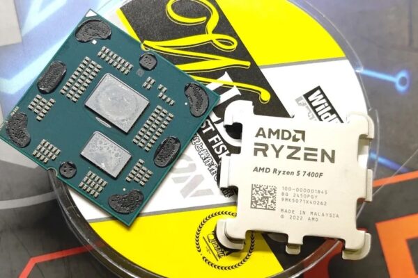 AMD применил тепловую пасту под крышкой Ryzen 5 7400F вместо припов - процессор нагревается до максимума со стандартным TDP