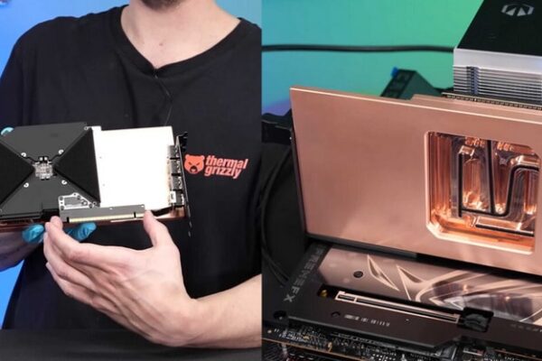 Установка водоснабжения в GeForce RTX 5090 Fe снизила температуру графического процессора на 25 ° C