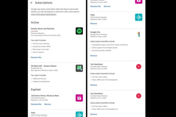 Пользователи Android более легко поймут платные подписки на Google Play, обновив соответствующий раздел