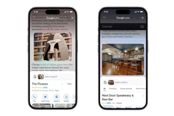 Google запускает круг для поиска на iPhone