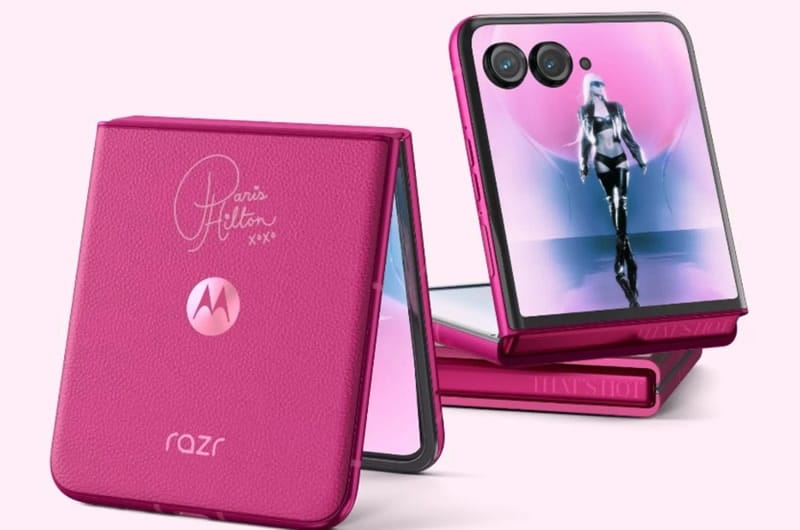 Смартфон Motorola Razr получил современное обновление от Paris Hilton
