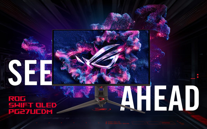 Asus Rog Swift OLED PG27UCDM - 4K QD -монитор с DisplayPort 2.1 UHBR20 поступает в продажу. Мы знаем польсную цену