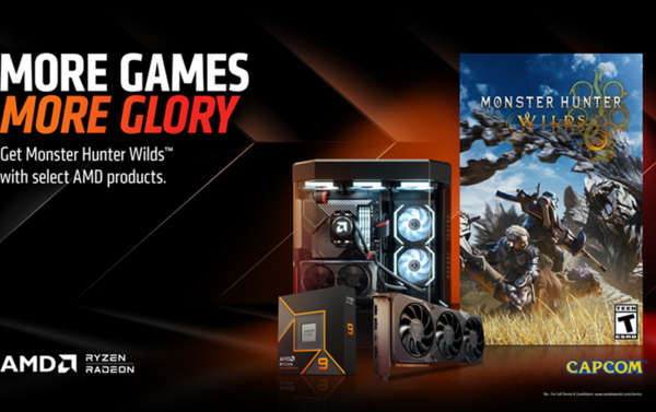 Monster Hunter Wilds бесплатно при покупке выбранных процессоров AMD Ryzen и видеокарты AMD Radeon Monster Hunter Wilds бесплатно при покупке выбранных процессоров AMD Ryzen и видеокарты AMD Radeon