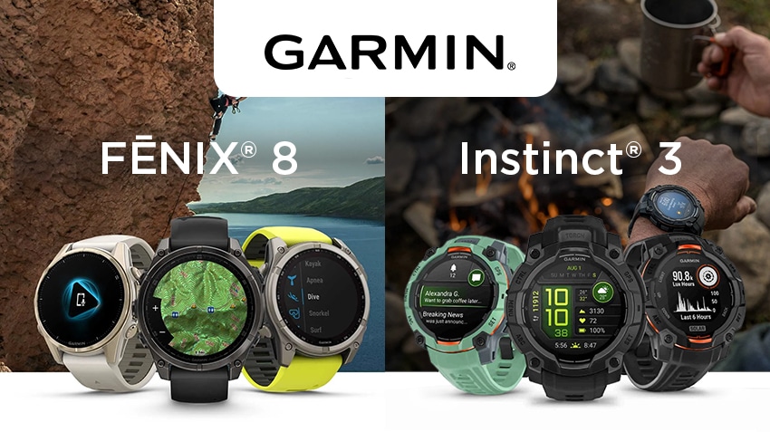 Для спортсменов и авантюристов: Garmin Fenix 8 и Instinct 3