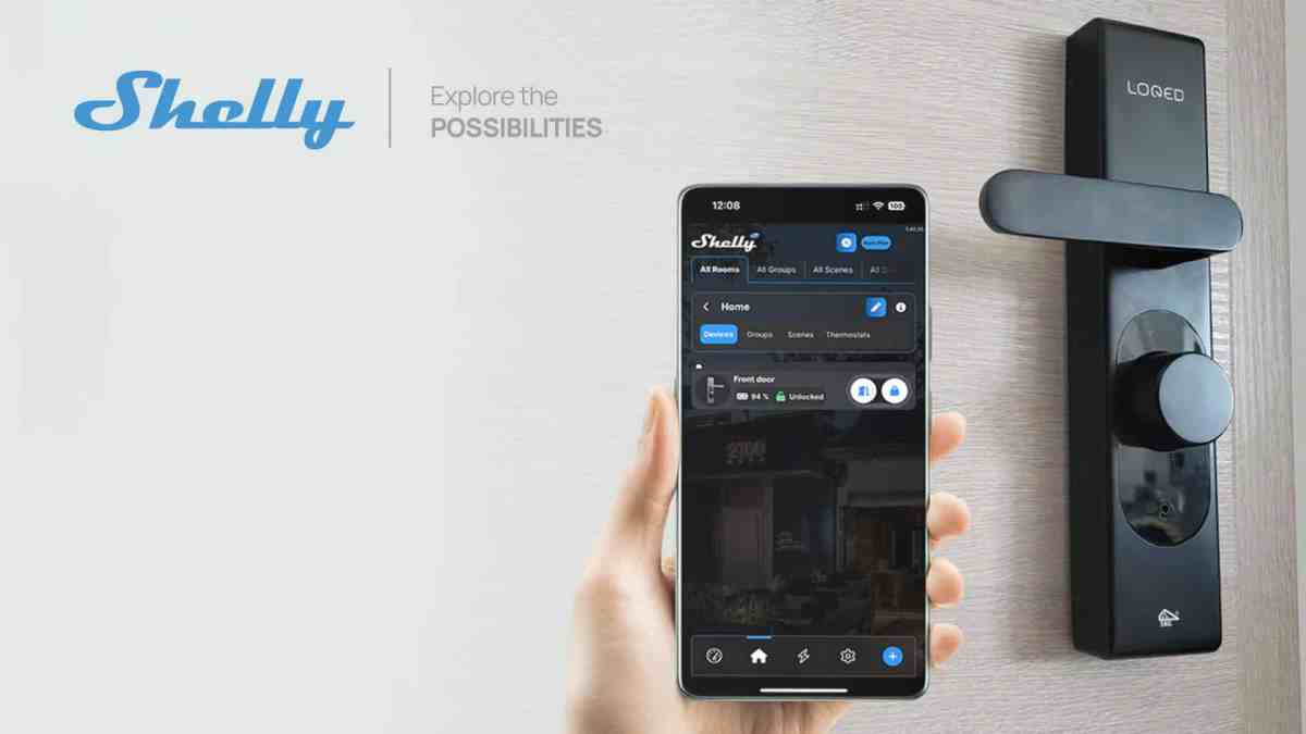 Loqed Touch Smart Lock теперь официально является частью экосистемы Шелли