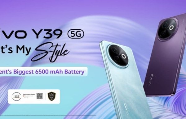 Введенный Vivo Y39 - Доступный смартфон 5G с 50 -мегапиксельной камерой и батареей 6500 мАч