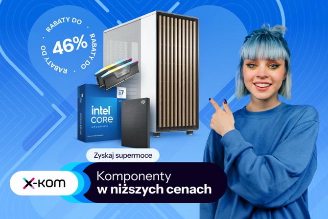 Более дешевые графические карты, SSD, RAM и Intel Core I7-14700KF для PLN 1299. X-Kom имеет дальнейшие рекламные акции для игроков