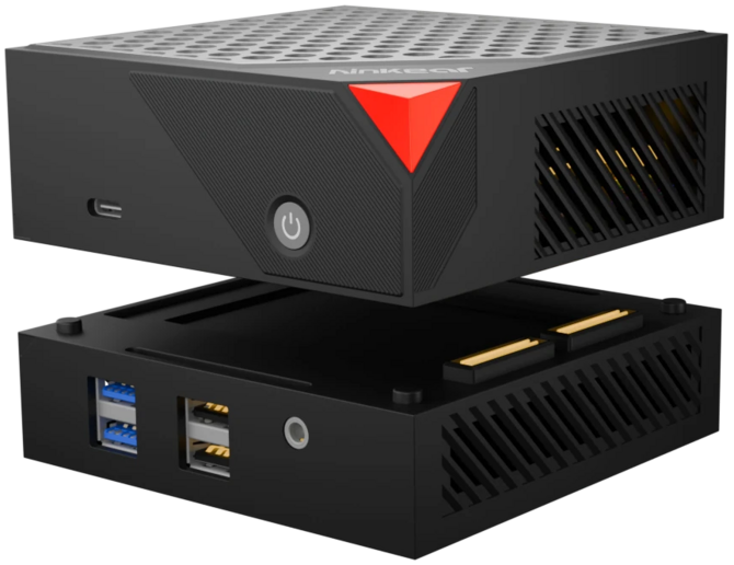 Ninkear Mbox 8 Pro - Модульный мини -ПК с AMD Ryzen 7 8845HS, 32 ГБ оперативной памяти и System Windows 11 Pro