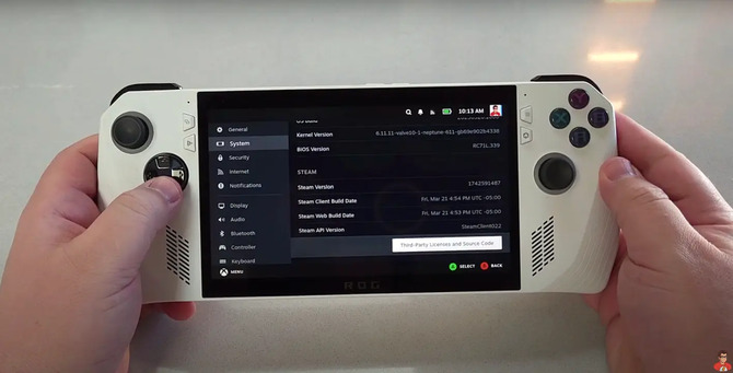 Steamos 3.8 на Asus Rog Ally уже работает. Пользователь консоли обогнал официальные планы клапана