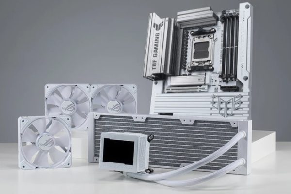 Asus Tuf Gaming B850-BTF WiFi-Premiere Материнской платы с перевернутыми разъемами и гнездом GC-HPWR