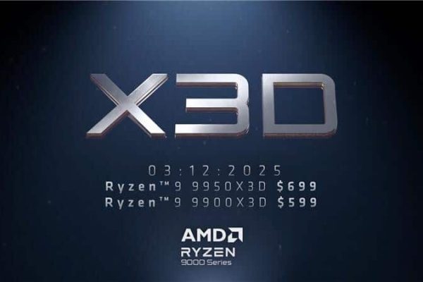 AMD объявил цены и дату запуска на рынке Ryzen 9 9950x3d и 9900x3d