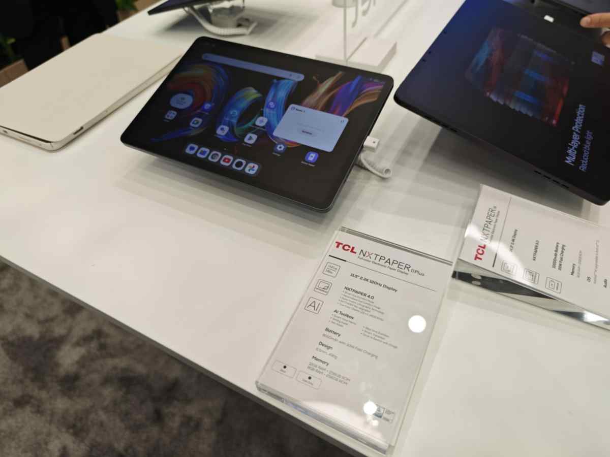 TCL представил планшет NXTPAPE 11 Plus с искусственным интеллектом и улучшенным цветовым воспроизведением