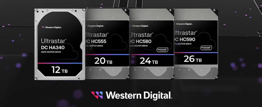 Western Digital Exting Horizons: новые диски сервера предлагают до 26 ТБ и инновационные технологии