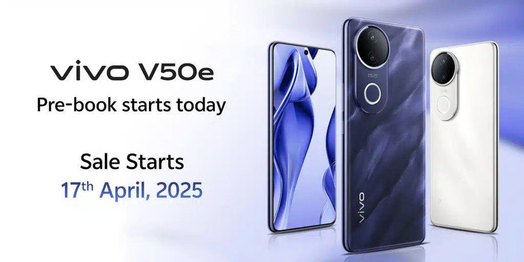 Vivo V50E 5G начинается с четырех -окрашенного дисплея 120 Гц, двойных камер 50 -мегапиксов и нагрузки на 90 Вт.