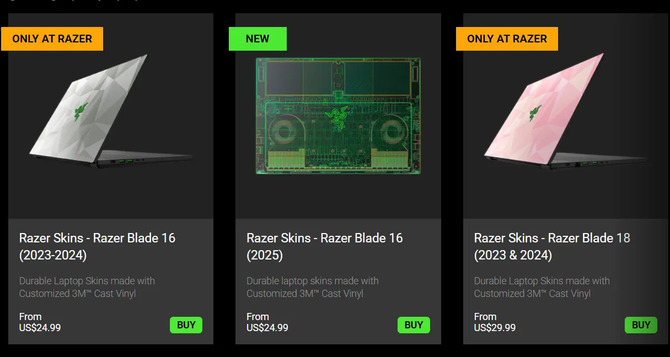 Ноутбуки Razer временно исчезают из магазина производителя в США. Причина - это импортные обязанности, объявленные администрацией Трампа