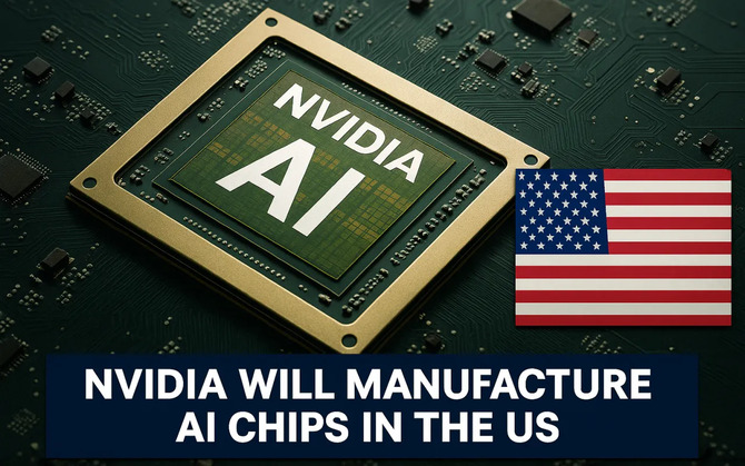 Nvidia инвестирует в производство чипов ИИ в США. Новые фабрики в Аризоне и Техасском реагировании на коммерческую напряженность
