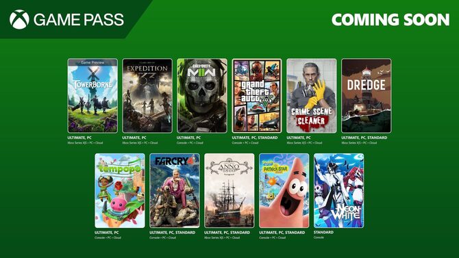 Xbox Game Pass - мы встретили список игр, которые появятся во второй половине апреля и начала мая, включая GTA V и Neon White