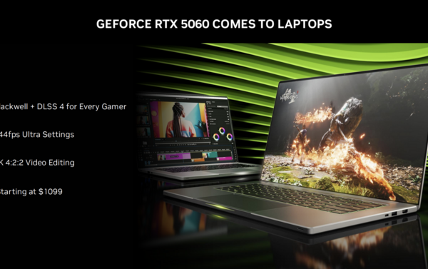 NVIDIA GEFORCE RTX 5060 GPU Ноутбук - мы изучили спецификацию мобильной графической системы Blackwell