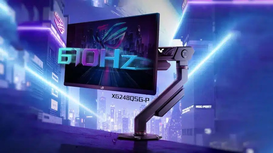 ASUS ввел монитор, который может быть перегружен в чудовищную скорость обновления 610 Гц