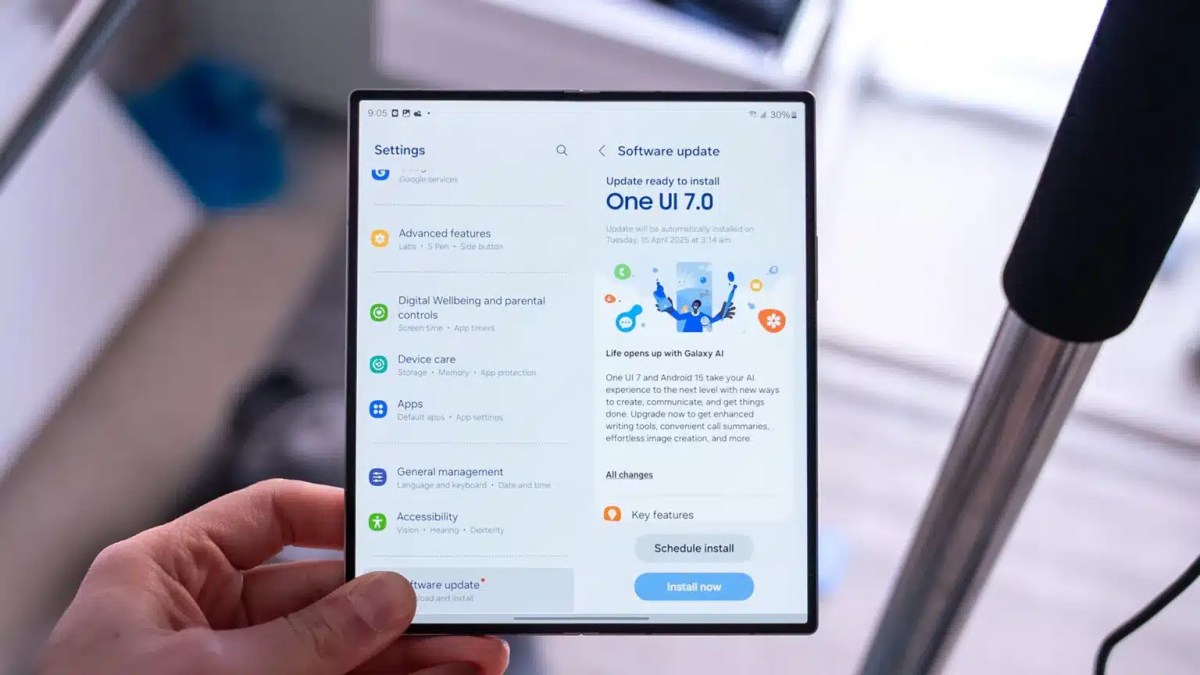 Чрезвычайно: обновление Samsung One UI 7 останавливается во всем мире