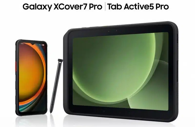 Samsung представила прочную Galaxy Xcover7 Pro и Tab Active5 Pro