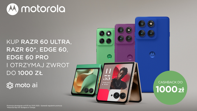 Motorola Edge 60 смартфонов дебютирует со своими братьями. Рекламное предложение было подготовлено для начала новых продуктов с линий Edge и Razr
