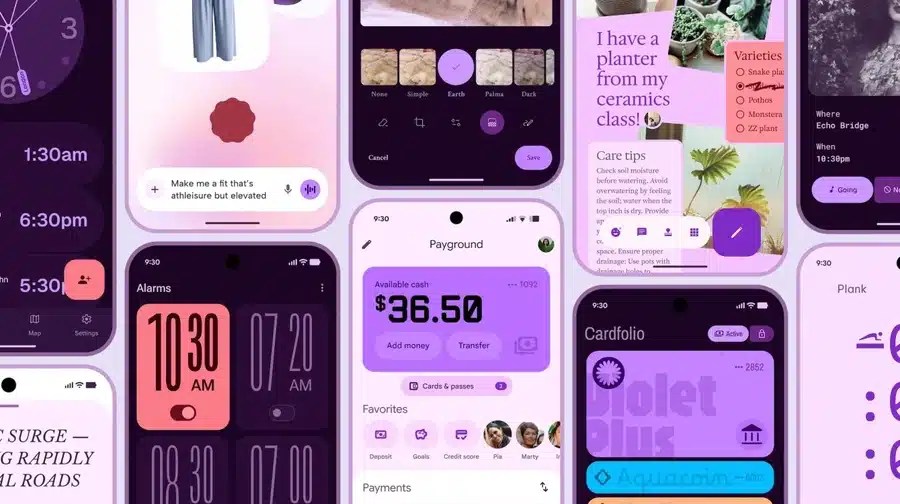 Google по ошибке в будущем Android Design Future