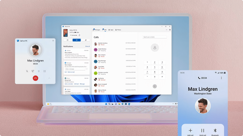 Windows 11 позволяет управлять Android и iPhone прямо из меню «Пуск»