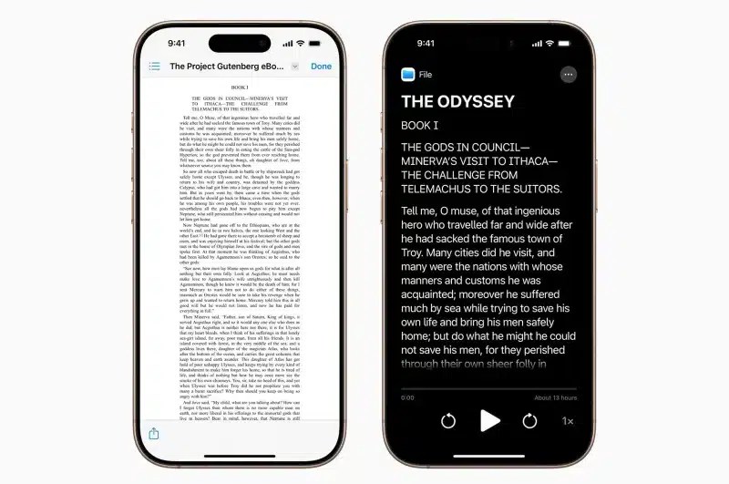 Apple представила новый режим чтения и другие функции для ограниченных возможностей