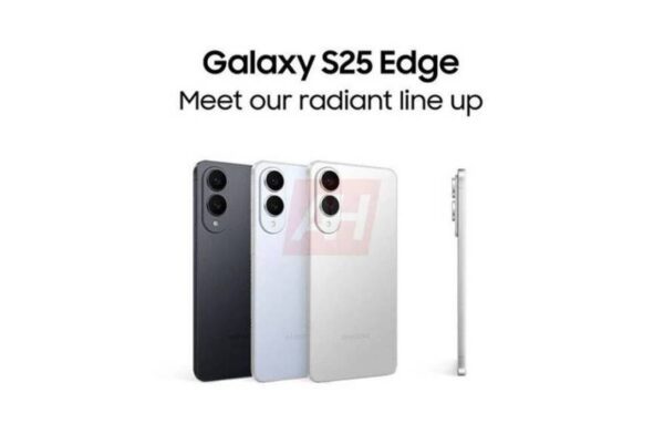 Galaxy S25 Edge Renderal Arenders раскрывает дизайн, цвета и спецификации