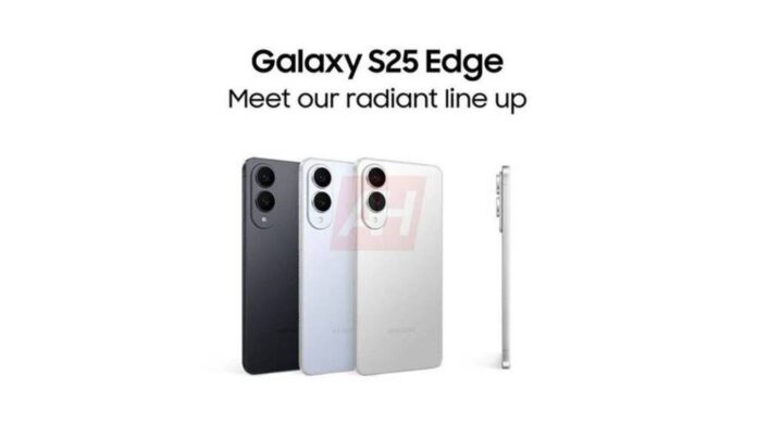 Galaxy S25 Edge Renderal Arenders раскрывает дизайн, цвета и спецификации
