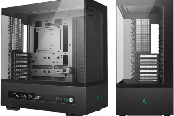 DeepCOOL CH690 Digital - емкость компьютерного корпуса с дисплеем и стеклянными панелями